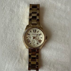 Fossil Watch | Gold